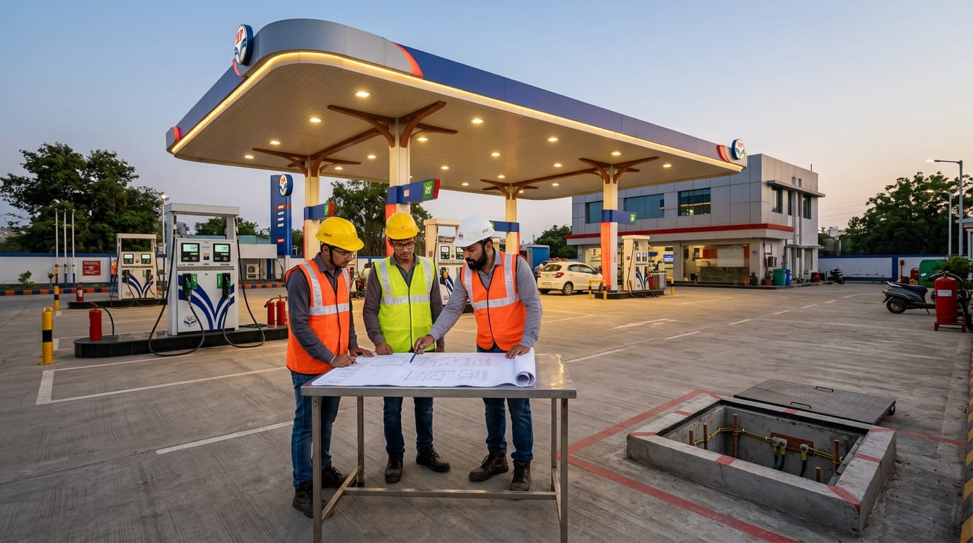 HPCL Partnership GGCC Electrical Construction Work