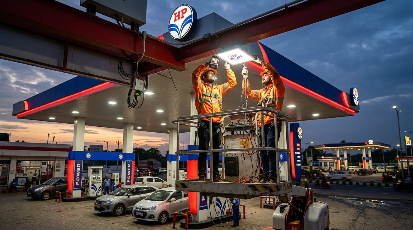 Petrol Pump Maintenance Work