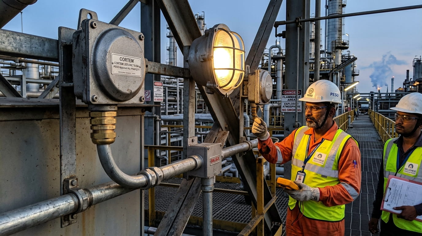 PESO Flameproof Electrical Certification
