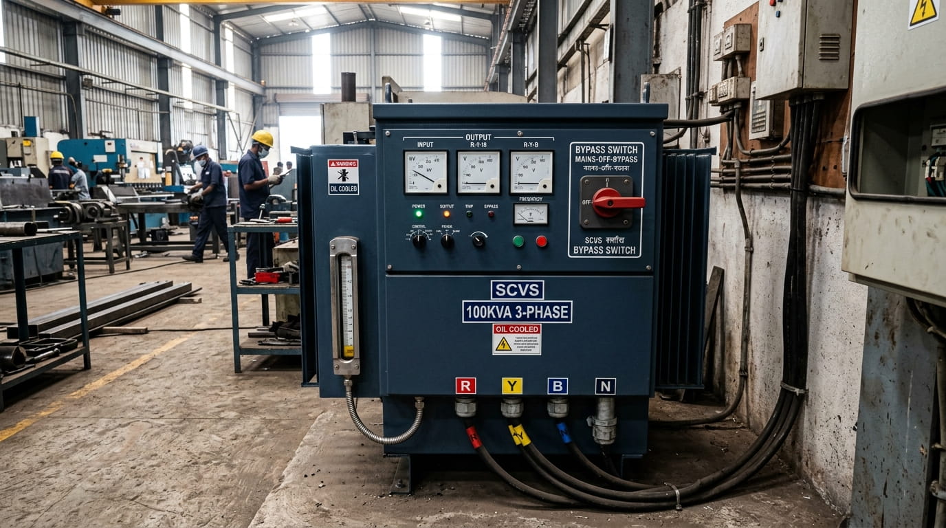 Servo Voltage Stabilizer Installation