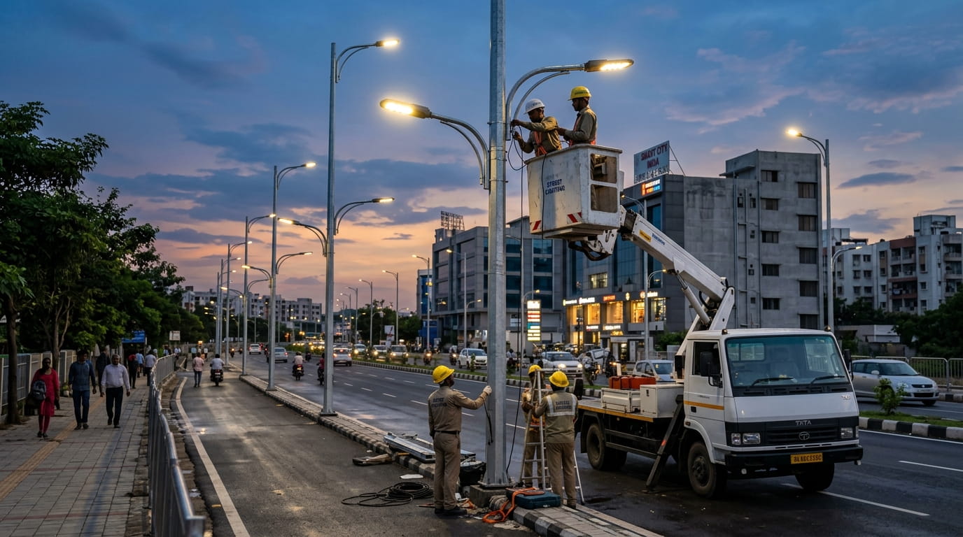 Street Lighting Installation